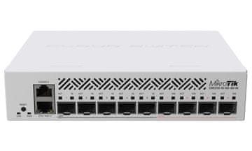 Mikrotik Cloud Router Switch CRS310-1G-5S-4S+IN, 800MHz CPU, 256MB RAM, 5xSFP, 4xSFP+, 1x GbE, LCD, vklj. L5 licenca