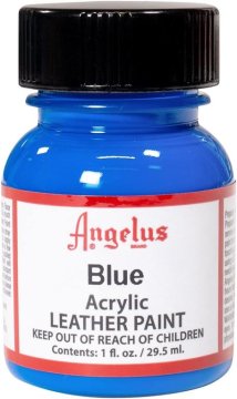 Rayher.	 Angelus barva za usnje, Modra, 29.5ml