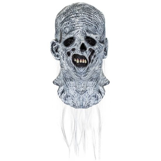 Korbi Lateksova maska White Zombie Mumia Potvor