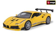 Burago B 1:24 Ferrari Racing 488 Challenge Yelow