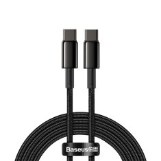 BASEUS Kabel USB-C - USB-C za hitro polnjenje 100 W, 2 m, črn