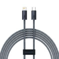 BASEUS Kabel za iPhone USB-C - Lightning Power Delivery 20W 2m - siv