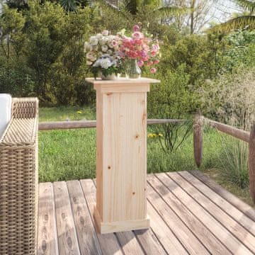 Vidaxl vidaXL Stojalo za rastline, 40x40x90 cm, masiven borov les