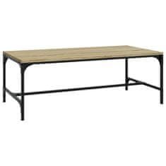 Vidaxl Klubska mizica sonoma hrast 100x50x35 cm inženirski les