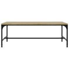 Vidaxl Klubska mizica sonoma hrast 100x50x35 cm inženirski les