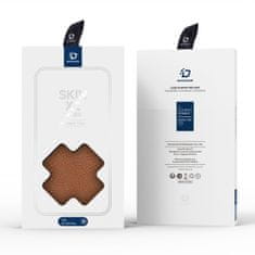 Dux Ducis Skin X2 knjižni usnjeni ovitek za Samsung Galaxy S23, rjav