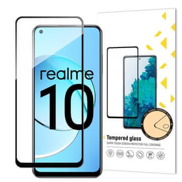 MG Full Glue zaščitno steklo za Realme 10, črna