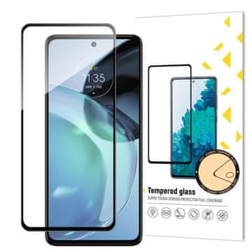 MG Full Glue zaščitno steklo za Motorola Moto G72, črna