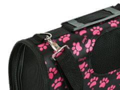 Volino Prenosna torba za male živali 45 x 26 x 20 cm - roza tačke