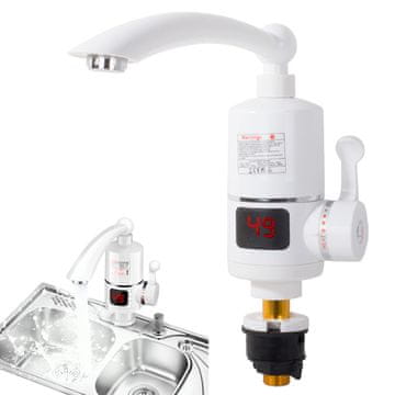 Volino Mini električna grelna armatura z LED zaslonom
