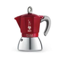 BIALETTI kafetiera moka ind. rdeča 4