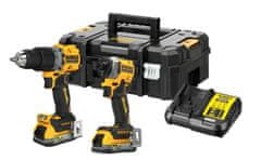 shumee DEWALT COMBO SET 18V DCD805 UDARNI VIJAČNIK + DCF850 VIJAČNIK 2x1 7Ah POWERSTACK DCK2050E2T