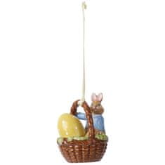 Villeroy & Boch Velikonočni viseči okras iz kolekcije BUNNY TALES Max v košari