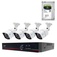 PNI Komplet za video nadzor AHD House PTZ1500 5 MP - DVR in 4 zunanje kamere ter 1 Tb HDD vključeni