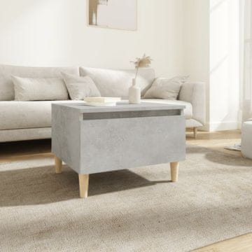 Vidaxl vidaXL Stranska mizica betonsko siva 50x46x35 cm
