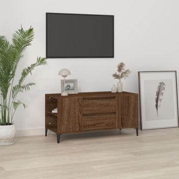 Vidaxl vidaXL TV omarica rjav hrast 102x44,5x50 cm