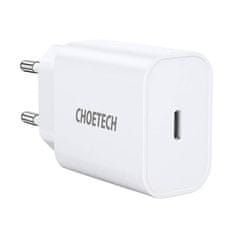 Choetech Q5004 EU omrežni polnilnik USB-C, 20 W (bela)