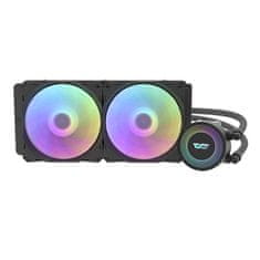 slomart Vodno hlajenje za PC DA240 LED 2x 120x120 (črno)