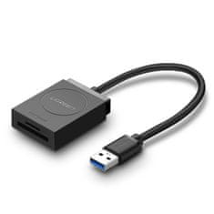 shumee Čitalec pomnilniških kartic SD / micro SD, vtič USB 3.0, 15 cm - črn