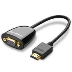 Ugreen Prehodnik, adapter, kabel z moškim HDMI priključkom na ženski VGA priključek, FHD, črn