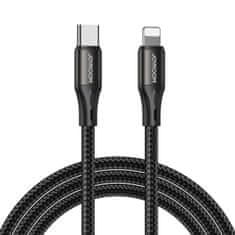 Joyroom kabel za hitro polnjenje / prenos podatkov USB Type C - Lightning PD 20W 1m črn (S-1024N1-PD)