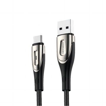 Joyroom Kabel za hitro polnjenje USB-A - USB-C 3A serije Sharp 3 m črn (S-M411)