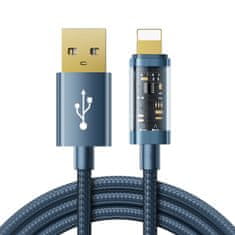 Joyroom Kabel za iPhone USB - Lightning za polnjenje in prenos podatkov 2,4 A 20 W 1,2 m modra
