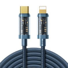 Joyroom Kabel s pletenim ovojem za iPhone USB-C - Lightning PD 20 W, 2 m, modri