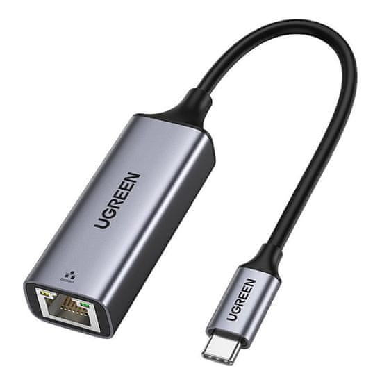 Ugreen zunanja omrežna kartica RJ45 - USB Type C (1000 Mbps/ 1 Gbps )Gigabit Ethernet siva (CM199)