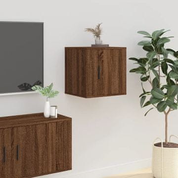 Vidaxl vidaXL Stenska TV omarica rjav hrast 40x34,5x40 cm