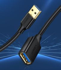Ugreen adapter za kabelski podaljšek usb 3.0 (ženski) - usb 3.0 (moški) 1,5 m črn (us129 30126)