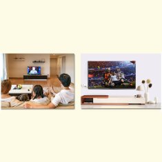 Ugreen razdelilnik signala 4x HDMI (vhod) na 2x HDMI (izhod) razdelilno stikalo 4K / FullHD črno (40216)