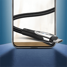 Joyroom Kabel za hitro polnjenje USB-A - USB-C 3A serije Sharp 3 m črn (S-M411)