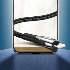 Joyroom Kabel za hitro polnjenje iPhone USB-A - Lightning Sharp Series 1,2 m črn