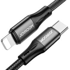 Joyroom kabel za hitro polnjenje / prenos podatkov USB Type C - Lightning PD 20W 1m črn (S-1024N1-PD)