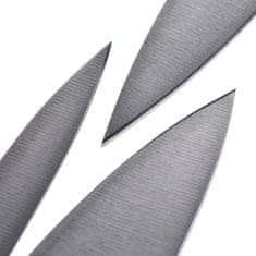 slomart ZWILLING Set kuhinjskih nožev iz nerjavnega jekla, 35175-000-0, črna ročka, idealno za domačo uporabo