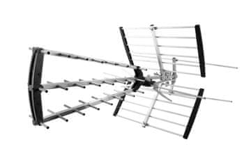 Esperanza Zunanja DVB-T LTE antena Esperanza EAT105, pasivna, dolžina 93 cm, črna, podpora vseh poljskih multiplexov