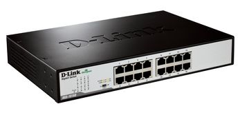 D-Link D-Link DGS-1016D/E mrežni stikalo 16-portni Gigabit, črna/srebrna