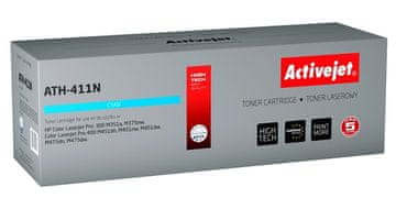 slomart ActiveJet ATH-411N toner, zamenjava za HP 305A CE411A, cian, 2600 strani