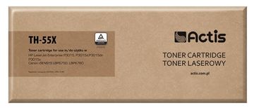 ACS Actis TH-55X toner (nadomestni za HP 55X CE255X, Canon CRG-724H), črn, standardni, 12500 strani
