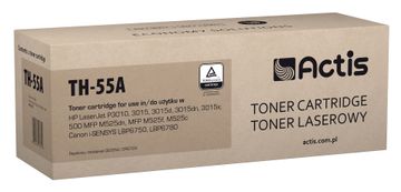 ACS Actis TH-55A Toner (nadomestni za HP 55A CE255A), Standard, Črn