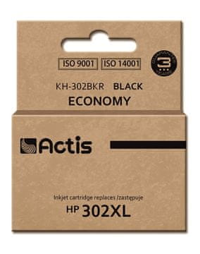 ACS Actis KH-302BKR črno nadomestno črnilo (HP 302XL F6U68AE)