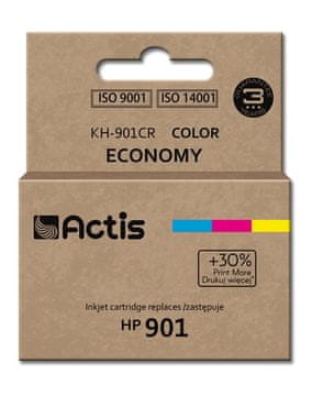 ACS Actis KH-901CR združljiva črnila za tiskalnik HP 901XL, CMY, 18 ml