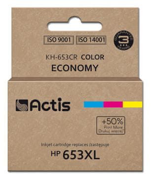 ACS ACS nadomestno črnilo (HP 653XL / 3YM74AE), Premium, 18ml, rumeno