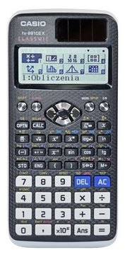 Casio Znanstveni kalkulator CASIO FX 991CEX ClassWiz, črn, 12 mestni zaslon, prenosna oblika, napajanje: baterija/sončna energija