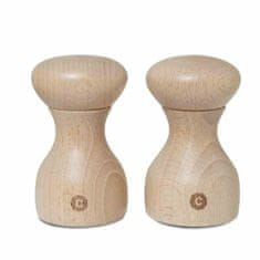shumee CG-Set 2 lesenih mlinčkov 10cm naravni Lyon