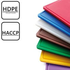 Hendi HACCP deska za rezanje mesa GN 1/1 rdeča - 826010