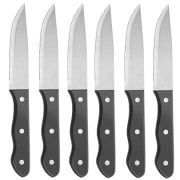 shumee Nož za zrezke iz nerjavečega jekla, široko rezilo, dolžina 250 mm, set 6 kosov. - Hendi 781456