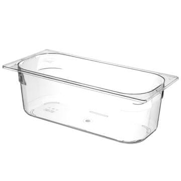 shumee Polikarbonatna posoda za sladoled 360x165x120mm - prozorna 5L - HENDI 807026