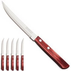 NEW Namizni nož za pico Churrasco v blistru, komplet 6 kosov, dolžina 215 mm